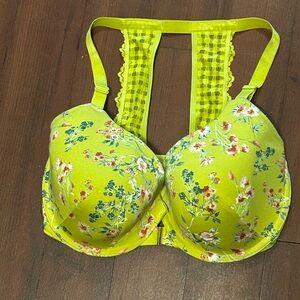 Cacique Floral Lace Bra 34H